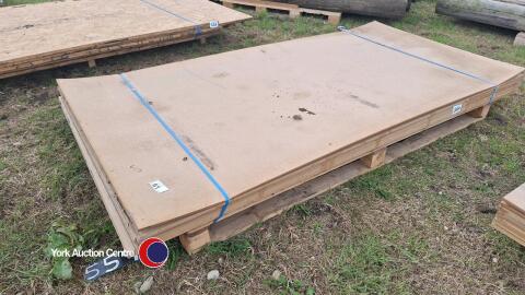 10 x 8ft x 4ft x 9mm MDF boards