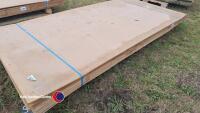 10 x 8ft x 4ft x 9mm MDF boards
