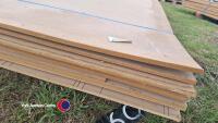 10 x 8ft x 4ft x 9mm MDF boards - 2