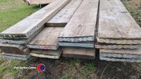 17 x 13ft used scaffold boards - 2