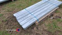 11 x 1.9m galvanised box purlins - 2