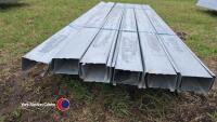 11 x 1.9m galvanised box purlins - 3