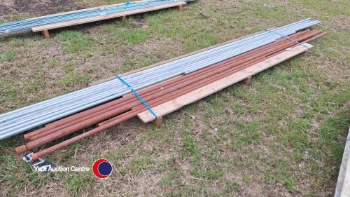 Quantity of steel tubing