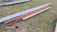 Quantity of steel tubing