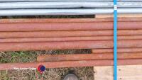Quantity of steel tubing - 3