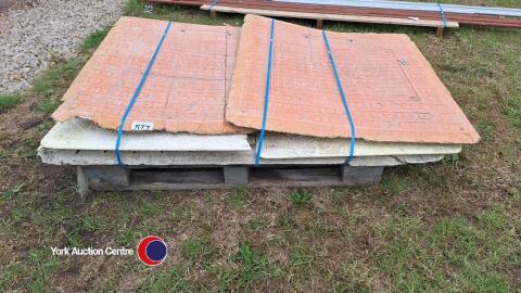 Quantity of HD plastic trench plates