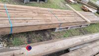 27 x 4.8m x 3in x 2in old timber spars