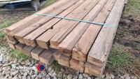 27 x 4.8m x 3in x 2in old timber spars - 2