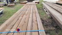 27 x 4.8m x 3in x 2in old timber spars - 3