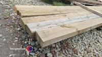 5 x 4.5m x 6in x 3in wood beams