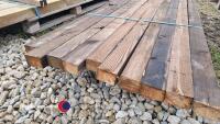 10 x 3m x 3in x 2in old timber spars - 2