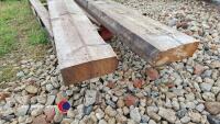 2 x 2.4m x 8in x 3in pine beams - 2