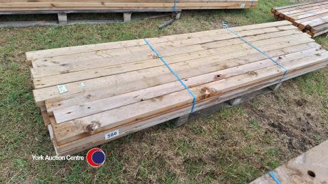 24 x 3m x 4in x 2in timbers