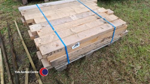 32 x 3ft 2in - 4in x 2in timbers
