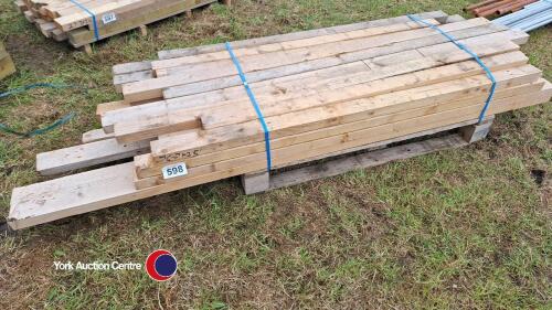 36 x 5ft - 3in x 2in timbers