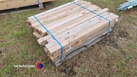 48 x 3ft 6in - 3in x 2in timbers