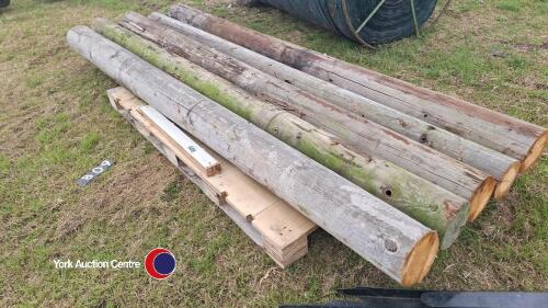 5 x 10ft telegraph poles