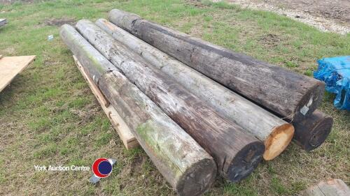 5 x 10ft telegraph poles