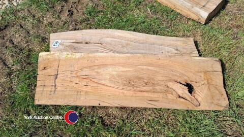 2 x Sycamore Slab approx 4ft x 1ft x 3in thick