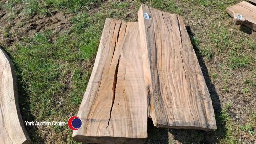 2 x Sycamore Slab approx 3ft 6in x 16in x 4 1/2in thick