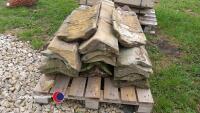 1 x pallet of reclaimed stone ridge tiles - 2