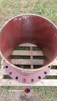 Drainage pipe with bolt flange - 2