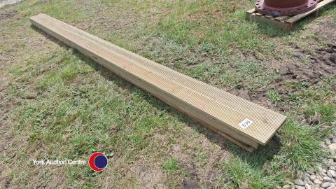 10 x 4.8m decking boards, new