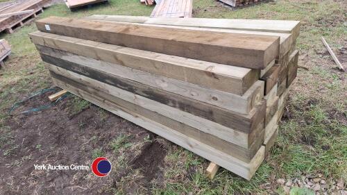 25 x softwood sleepers 200 x 100 x 2400