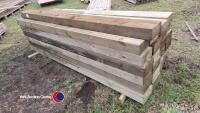 25 x softwood sleepers 200 x 100 x 2400