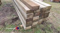 25 x softwood sleepers 200 x 100 x 2400 - 2