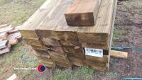 25 x softwood sleepers 200 x 100 x 2400 - 3