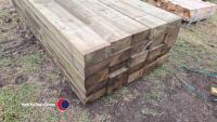25 x softwood sleepers 200 x 100 x 2400 - 2