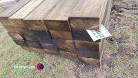 25 x softwood sleepers 200 x 100 x 2400 - 3