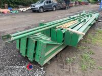 Used steel portal framed building, approx 40ft x 60ft, 15ft to eaves, 8 legs, 4 rafter, 2x wind braces - 2