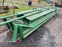Used steel portal framed building, approx 40ft x 60ft, 15ft to eaves, 8 legs, 4 rafter, 2x wind braces - 3
