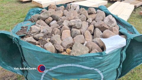 Dumpy bag of cobbles