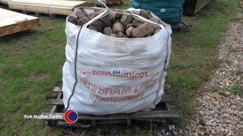 Dumpy bag of cobbles