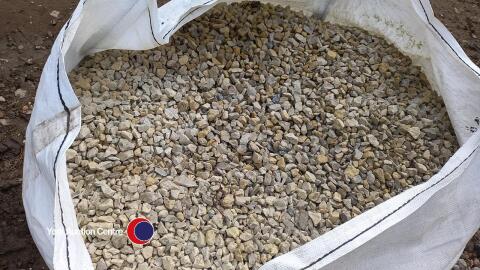 Ton bags 20 mm clean limestone decrotive chippings