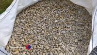 Ton bags 20 mm clean limestone decrotive chippings