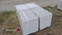 Pallet of approx 70 light grey paving slabs, 450mm x 450mm - 3