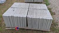 Pallet of approx 70 light grey paving slabs, 450mm x 450mm - 2