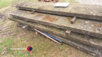 Peaked reclaimed Yorkshire stone copings, 54.5ft linear by 20in wide - 4