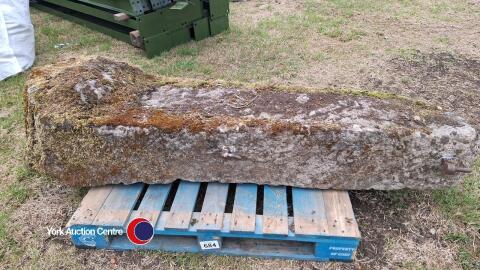 Reclaimed Yorkshire stone gate post