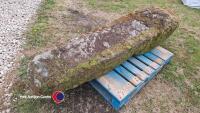 Reclaimed Yorkshire stone gate post - 2