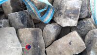 Black granite cobbles - 2