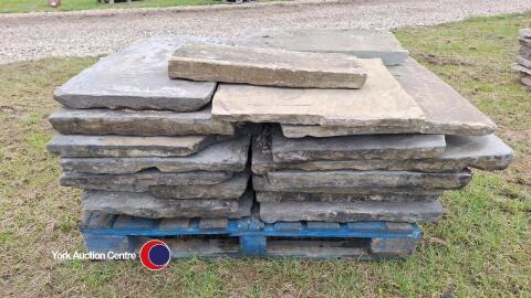 Reclaimed Yorkshire stone flags