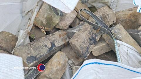 Reclaimed Yorkshire stone walling