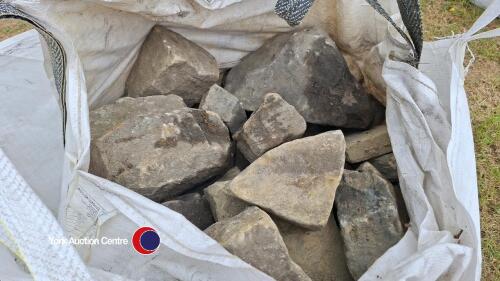 Reclaimed Yorkshire stone walling