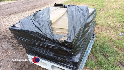 Reclaimed Yorkshire sandstone copings