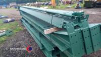40ft x 40ft steel frame building with head ties, roof and leg bracing. Purlins spaced for fibre cement, c/w all fixings for frame. - 2
